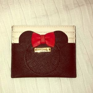 Kate Spade ♠️ Minnie Mouse card holder